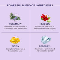 Bare Anatomy Nature x Science Rosemary Hibiscus Hair Growth Oil for Women & Men | Promotes New Hair Growth & Strengthens Hair | Nourishes Scalp & Controls Hair Fall | Suitable for All Hair Types-100ml