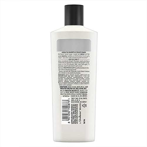 TRESemme Keratin Smooth Conditioner 190 ml, & Tresemme Keratin Smooth Shampoo, 185 ml