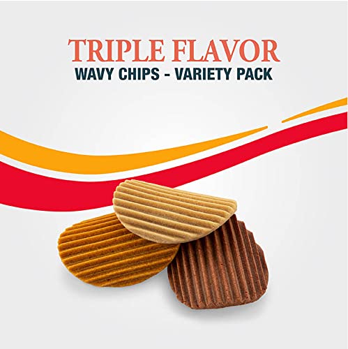 Good'n'Fun Triple Flavor Wavy Chips Variety Pack, 10 oz, Treats for Dogs 10 Ounce (Pack of 1)