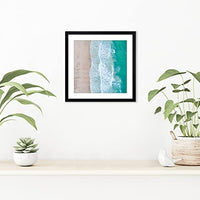 Americanflat 11x11 Picture Frame in Black - Use as 8x8 Picture Frame with Mat or 11x11 Frame Without Mat - Thin Border Photo Frame with Shatter-Resistant Glass - Square Picture Frame for Wall Display