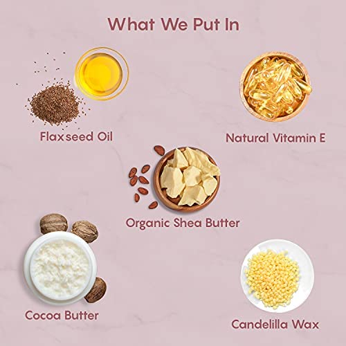 The Moms Co. Natural Lip Balm I Non Sticky I Protects & Nourishes Dry Chapped Lips I Shea & Cocoa Butter(5gm) (Fruit)