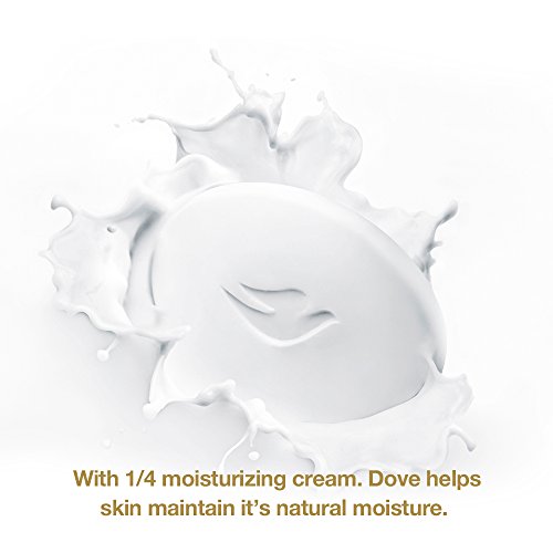 Dove Cream Beauty Bathing Bar With ¼ Moisturizing Cream To Give You Softer, Smoother Skin, 100 g