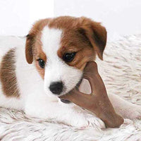 Benebone Puppy Wishbone Dog Chew Toy, Made in USA, Real Bacon Flavor, Small