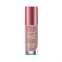 Lakmé 9to5 P+G Nail Color AppleBlossom 6ml & Lakmé 9 To 5 Primer + Glossy Finish Nail Colour Combo