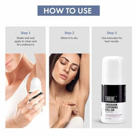 ThriveCo Underarm Brightening Roll-On with 5% AHA BHA, Tranexamic Acid & Retinol – 48H Odour Control, Brightens Underarms & Reduces Discolouration for Smooth & Even Skin, For Men & Women, 40 ml