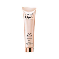 LAKMÉ 9 to 5 Primer with Matte Powder Medium Coverage Foundation Compact for all skin types, Ivory Cream, 9g And 9 to 5 Complexion Care CC Cream, Honey, 30g