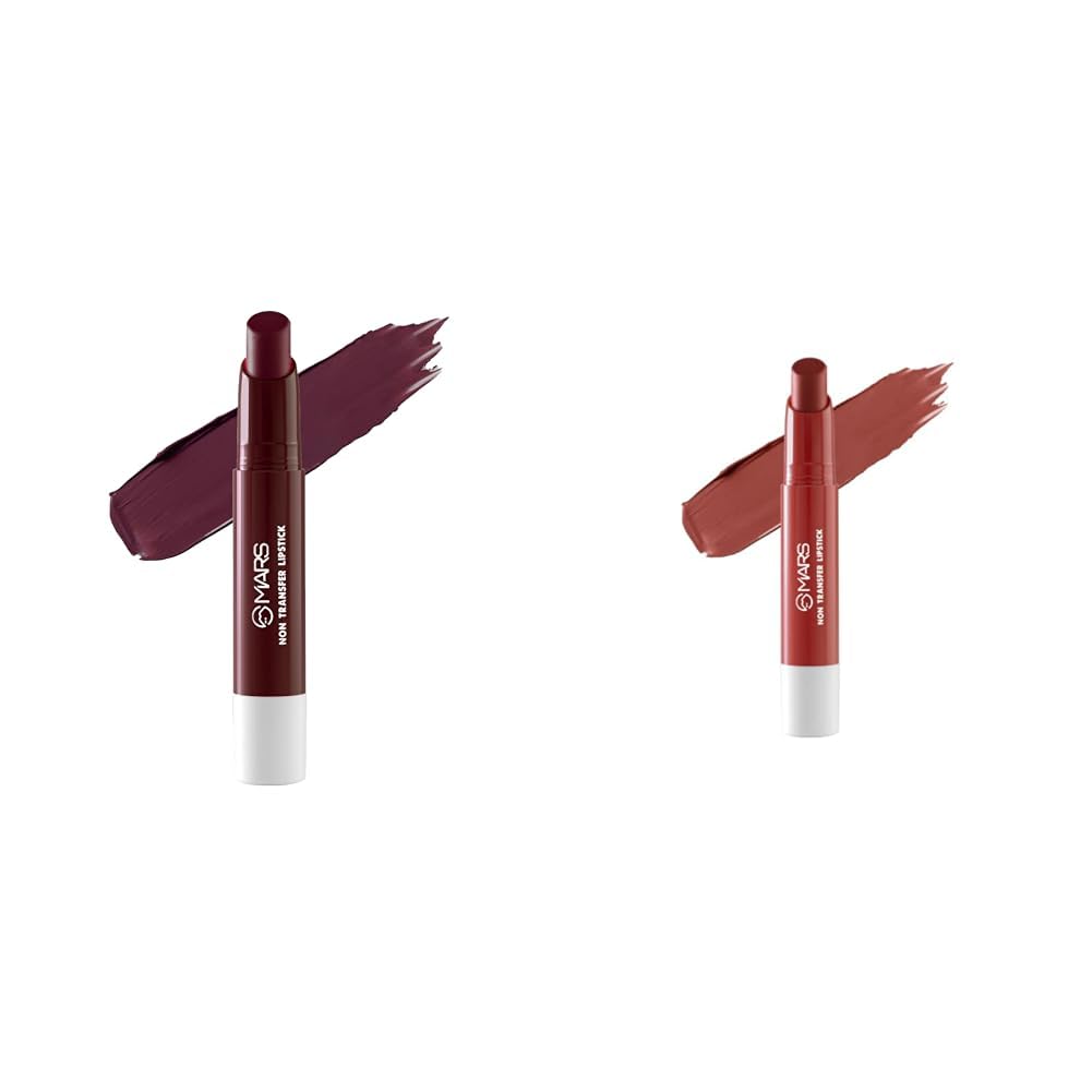 MARS Matte Super Stay LipstickLipstick for Women (2.6 gm) (18-MYSTICAL) Matte Super Stay Lipstick | Up to 12 Hours Long Lasting | Smudge Proof and Waterproof Lipstick for Women (2.6 gm) (01-BLOOM)