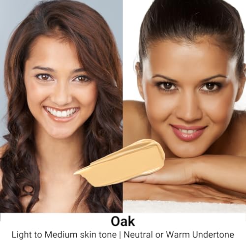 brwn. pro melanin care HD Perfecting Concealer for Face Makeup | For All Indian Skin Tones | Lightweight, Full Coverage, Waterproof Matte Finish | Dark circles and Blemishes Eraser | 04 Oak