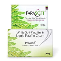 Parasoft Combo of Intense Moisturizing Nourishing Cold Cream Winter Cream -200gm & Hydrating Cleansing Body Bathing Bar Soap-100gm with Aloe vera & Glycerine for Dry Skin Paraben Free