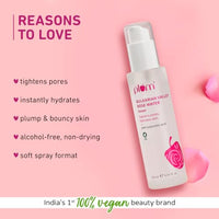 Plum Bulgarian Valley Rose Water Face Toner | for Oily Acne Prone Dry Combination Skin | with Hyaluronic Acid | Hydrating & Pores Tightening | Balances pH Levels | Alcohol-Free | Women & Men | 150ml