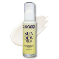 Suroskie Sun Dew Spf 55 Pa++++ (50Gm) | For Uva/B Protection | Sweat & Water Resistant | No White Cast | Infused With Ceramides | Repair Skin Barrier | All Skin Types | Sunscreen For Men & Women