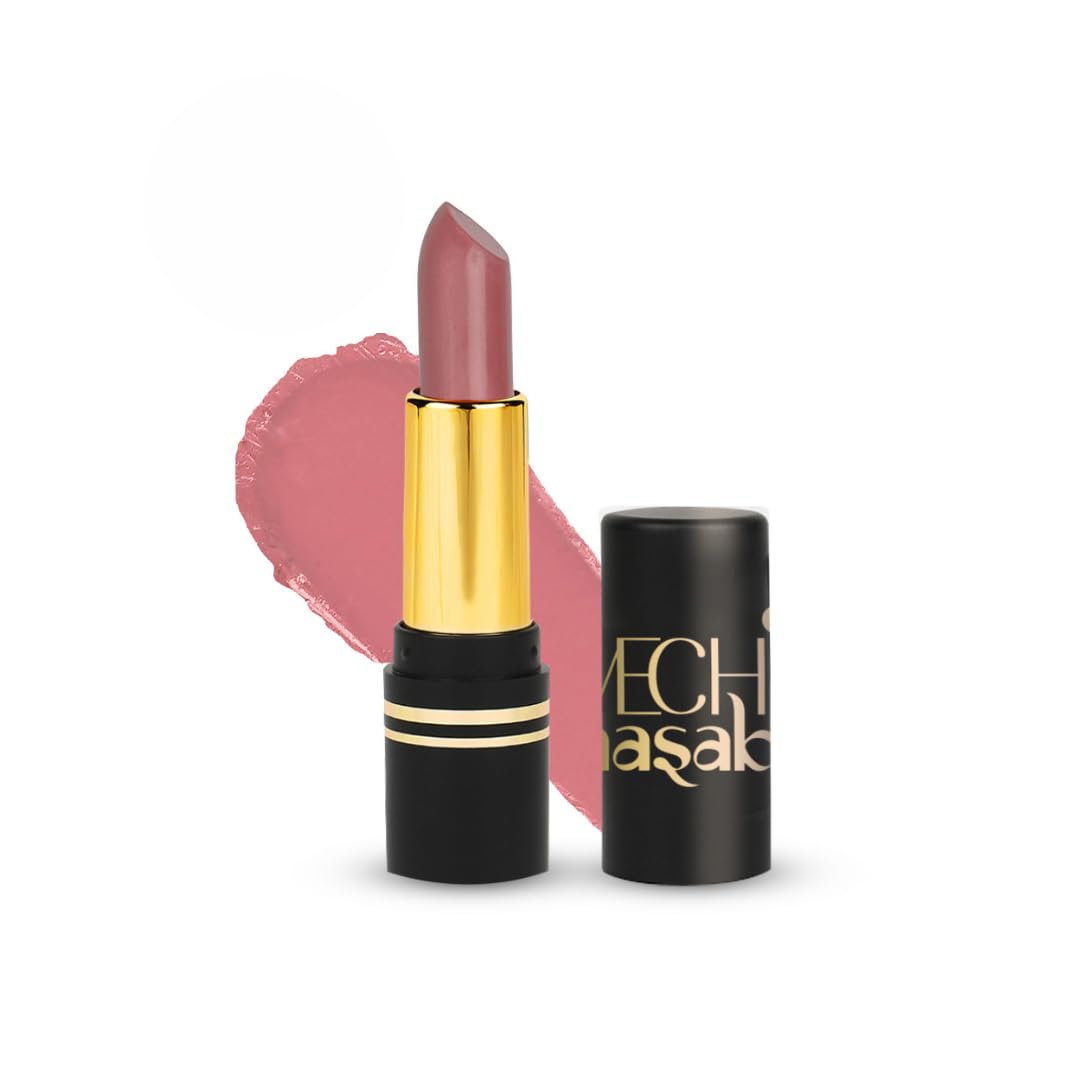 LoveChild Masaba Full Pocket Lipstick, Pink Nude Matte Bullet Lipsticks For Women, Hydrating & Nourishing With Long lasting Formula Upto 6-Hours, Buzz Kill 2.0, 4g