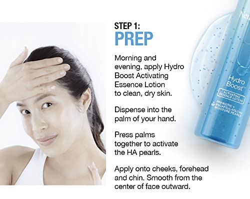 Neutrogena Hydro Serum | Hyaluronic Acid & Pro-Vitamin B5 | Nourishing & Hydrating | Smooth, Supple Skin | Face Serum for Men & Women | Transparent | 30ml