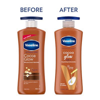 Vaseline Cocoa Glow Serum In Lotion, 400 ml | 100% Pure Cocoa & Shea Butter