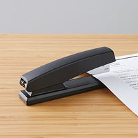 Basics Stapler with 1000 Staples, Office Stapler, 25 Sheet Capacity, Non-Slip, Black 1-Pack