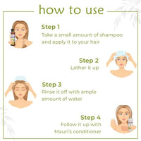 Khadi Mauri Herbal Amla Shikakai Shampoo - Strengthens Roots & Hair Follicles, Repairs Damage & Fights Hairfall - Enriched with Natural Ingredients - 210 ML