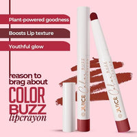 Juice Color Buzz Lip Crayon With Bio Retinol, SPF15 & Natural Moisturizing Factors (Plummed - M11)