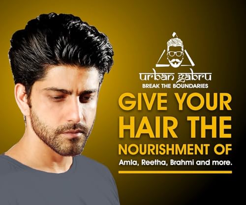 Urbangabru Hair Volumizing Powder 10 GM & Jadibuti Hair Shampoo 200 ML - Men's Grooming Combo Kit