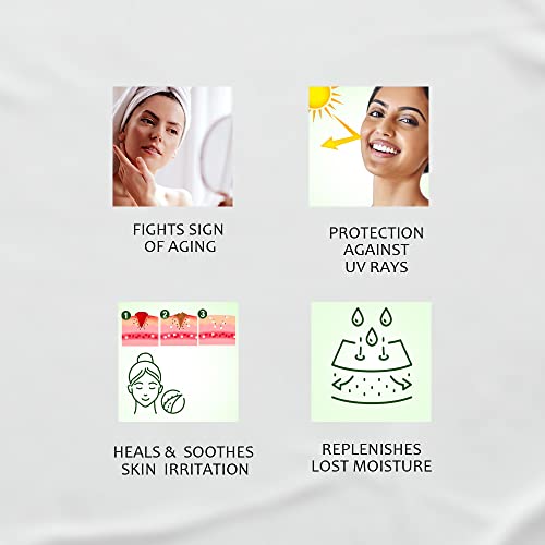 Sunny Herbals Aloevera & Calendula All Purpose Face Cream | Helps Prevent Scarring & Sunburn | Calendula Suitable For Delicate Skin | Aloevera Helps To Moisturize Skin & Gives a Healthy Glow, 500 gm