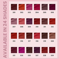 Seven Seas Feather Light Liquid Lipstick | Matte Finish Liquid Lipstick | Long Lasting | Non Transfer | One Coat Application | Stay Upto 12 Hours (310, 6ml)