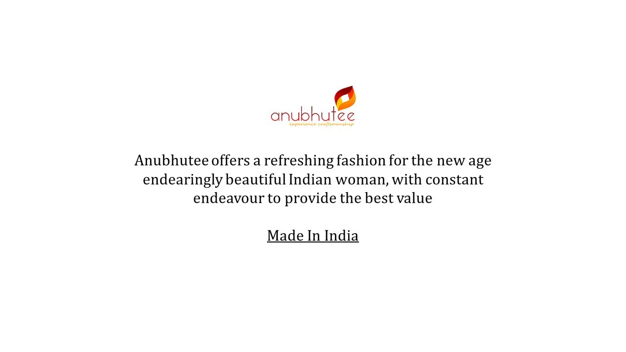 anubhutee Coral Abstract Printed A-Line Regular Kurta for Women
