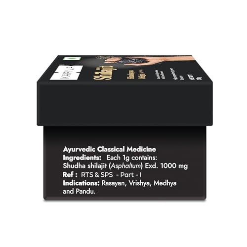 Kapiva Original Himalayan Shilajit/Shilajeet Resin 20g | 250mg/Serving | For Energy, Endurance & Vitality | 80 Servings | 100% Ayurvedic