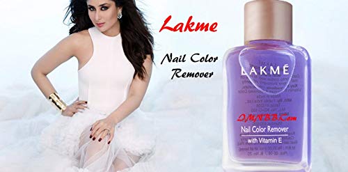 Lakmé Nail Color Remover Liquid, 27ml And Color Crush Nailart, U4, 6ml