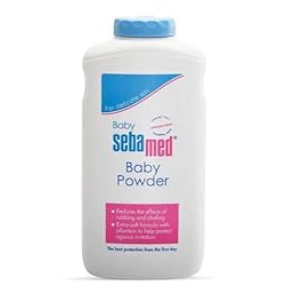 Sebamed Baby Powder| Olive Oil, Allantoin|Keeps newborn’s skin fresh|absorbs sweat|200 gm