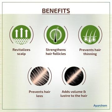 Vipula Ayurvedic Herbal Hair Oil for Stronger Longer and Thicker Hair, Enriched with Coconut, Amla & Bhringraj for Stronger, 100% Natural Oil for 2x faster Hair Growth - 2x100ml