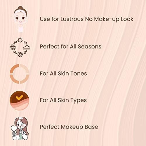 Barva Perfect Glow Creme Long Lasting(10 ml), Lightweight BB Cream & Dusk Foundation - Combo Pack