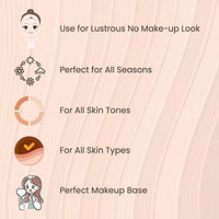 Barva Perfect Glow Creme Long Lasting(10 ml), Lightweight BB Cream & Dusk Foundation - Combo Pack