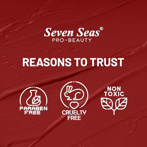 Seven Seas Long Lasting | Waterproof | Smudgeproof Tradition Sindoor (Red, 5ML)