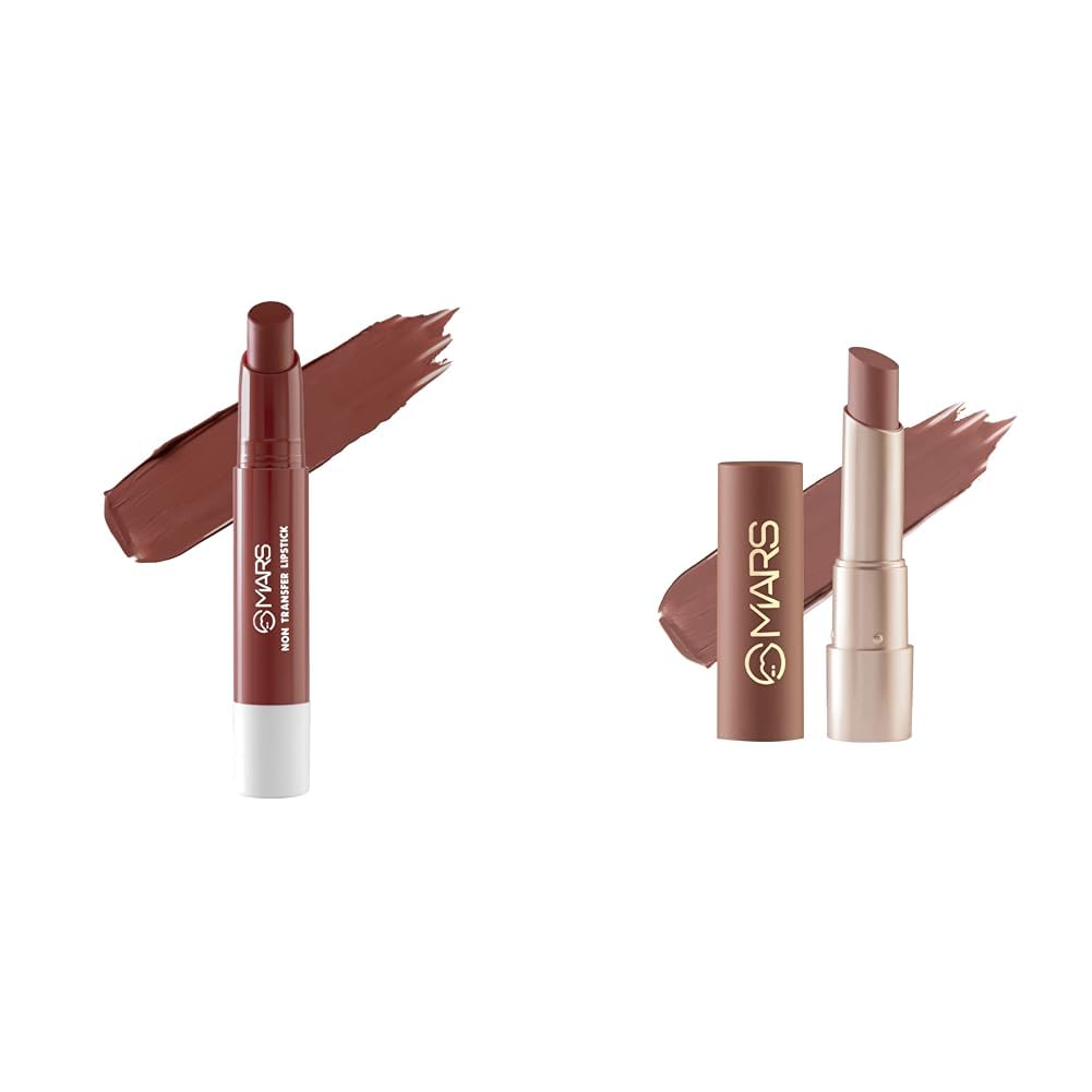 MARS Matte Super Stay Up to Hours Long Lasting | Smudge Proof and Waterproof Lipstick for Women (2.,MARS Lipstick 12-Khoobsurat Kuchipudi (Matte)