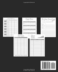 Budgeting Planner: Yearly Monthly & Weekly Budget Planner | Expense Tracker | Bill Organizer | Debt Tracker | Credit Tracker | Income Tracker | Journal Notebook Workbook
