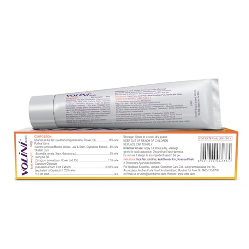 Volini Activ Pain Relief Gel Gel 50 gm (Pack of 2)