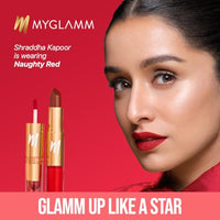 MyGlamm Super Duo Lipstick - Wicked Wine (Wine Shade) | Long Lasting, Highly Pigmented, 2 in 1 Liquid & Bullet Matte Lipstick (4.2g + 2.5ml)