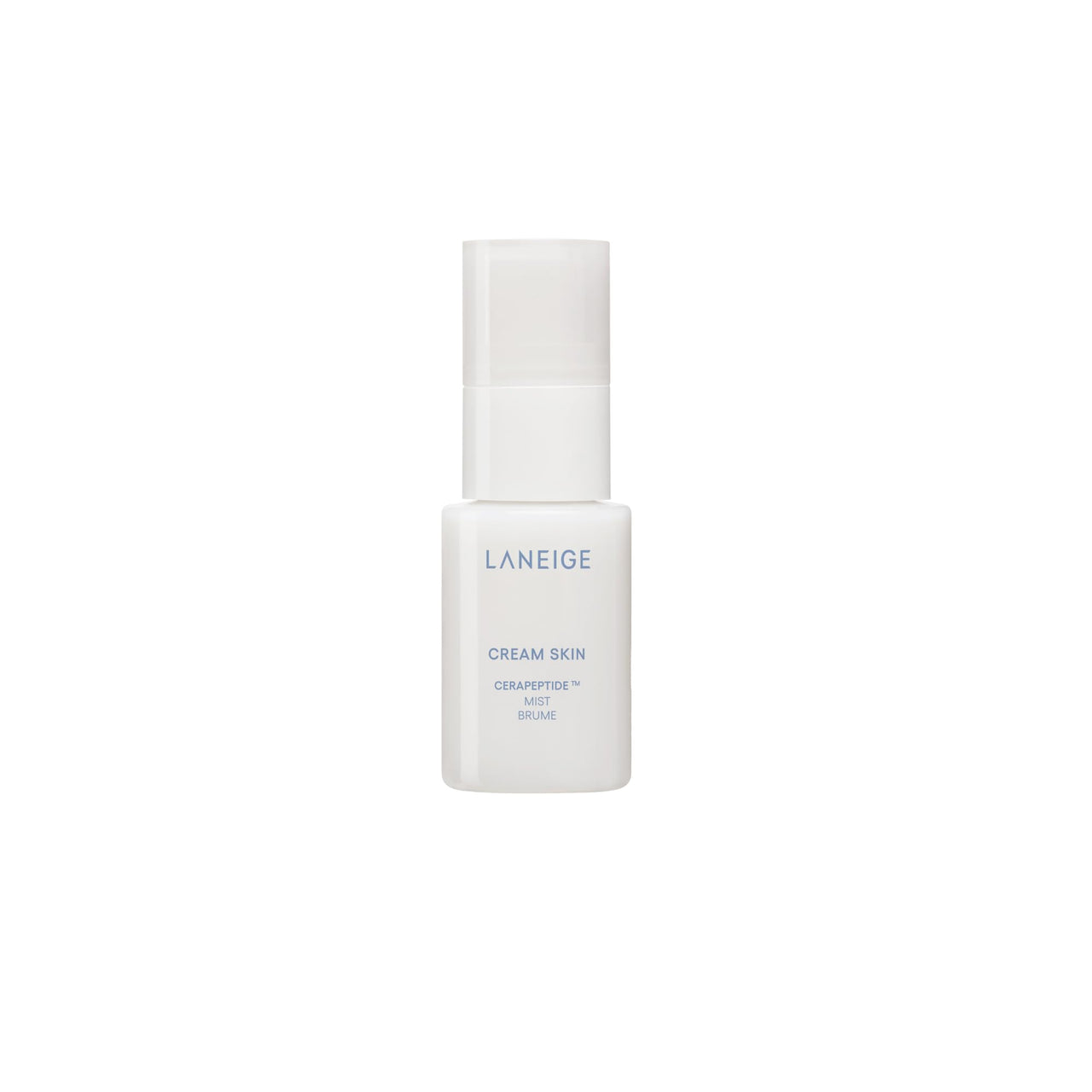 LANEIGE Mini Spray Cream Skin Toner & Moisturizer | Dual Function | Toner for Glowing Skin | Ceramides Moisturizer with Peptides | Boosts Skin Barrier & Lightweight | Korean Skincare -30Ml