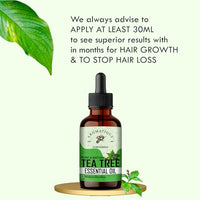 Aromatique Tea Tree Oil for Face - Tea Tree Essential Oil for Skin, Hair Growth, Scalp, Acne - Tea Tree Oil 15 ml