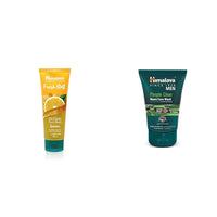 Himalaya Fresh Start Oil Clear Face Wash, Lemon, 100ml&Himalaya Men Pimple Clear Neem Face Wash, 100ml