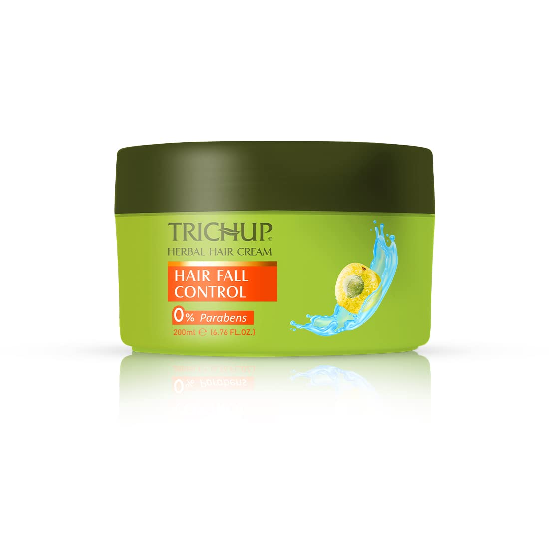 Trichup Hair Fall Control Herbal Hair Cream - Enriched with Amla, Licorice & Bhringaraj - Repairs & Nourishes Damaged Hair (200ml)