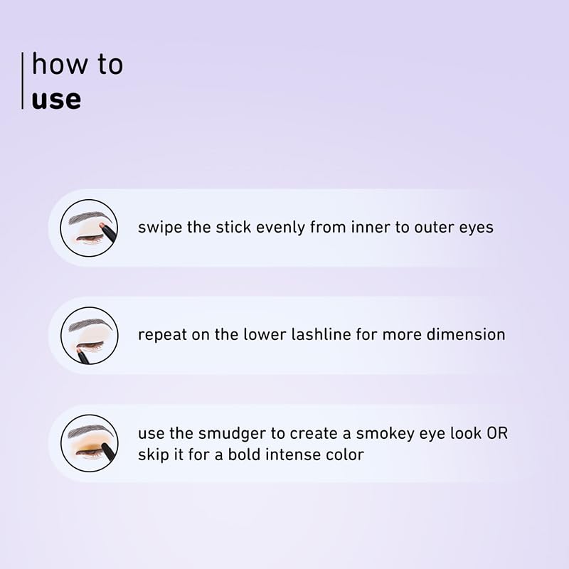 Plum NaturStudio on-the-go Eyeshadow Stick | Waterproof & Crease-proof | Highly Pigmented | With Smudger | Metallic Finish | 124 Forest Fling