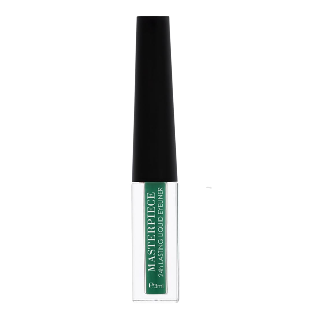 Million Colors Masterpiece Liquid Eyeliner | Metallic Waterproof Color Eyeliner | Quick Dry Smudge Proof | Long Lasting Eye Makeup | Pearl Green | 3 ml