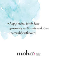 moha: Scrub Soap For Soft, Hydrate & Nourished Skin, Face With Walnut, Almond Oil & Honey Unisex Bathing Bar - 100gm (Pack of 3)