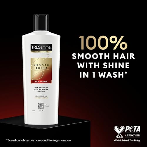 TRESemme Smooth & Shine, Conditioner, 190 Millilitre, For Silky Smooth Hair, With Biotin & Silk Protein, Deeply Moisturizes Dry & Frizzy Hair, For Men & Women