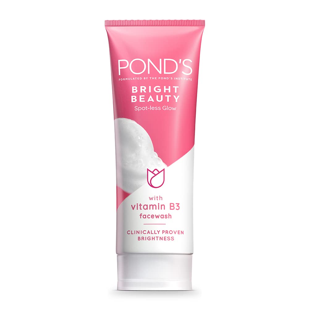 POND's Bright Beauty Spot-less Glow Face Wash With Vitamins, 200g & POND's Men's  Energy Bright Face Wash Coffee Beans Bright Skin, 100g