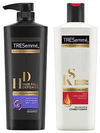 Tresemme Keratin Smooth Conditioner, 190Ml And Hair Fall Defense Shampoo, 580Ml