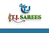 T.J. SAREES Women's  Jamdani Silk Blend Saree Without Blouse Piece