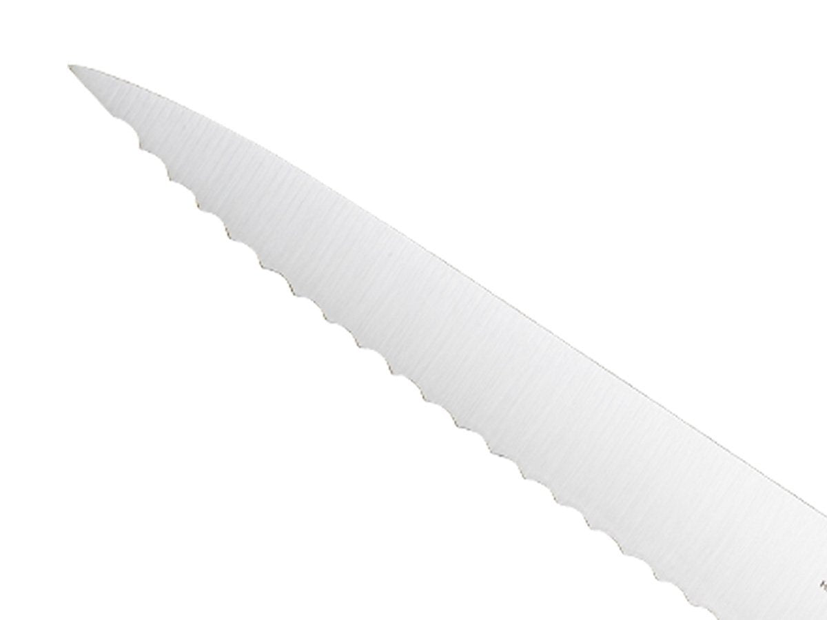 Mercer Culinary M23408 Millennia Black Handle, 8-Inch Wavy Edge, Utility Knife 8" Utility Knife