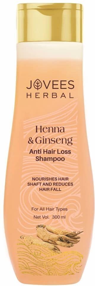 Jovees Herbal Henna & Ginseng Anti Hair Loss Shampoo (300ml) + Bringraj & Olive Hair Oil- (200ml) + Papaya Face wash (120ml) + Shea butter Moisturiser (100g) Set Of 4