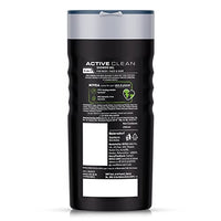 NIVEA Men Body Wash, Active Clean with Active Charcoal, Shower Gel for Body, Face & Hair, 250 ml